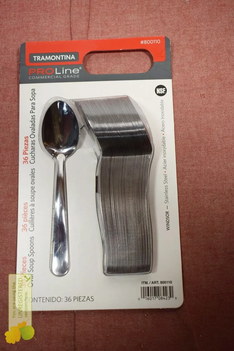 Tramontina ProLine Windsor Oval Stainless Steel Soup Spoon